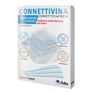 Fidia Farmaceutici Spa Cerotto Connettivina Hitech 6 X 7 Cm 5 Pezzi