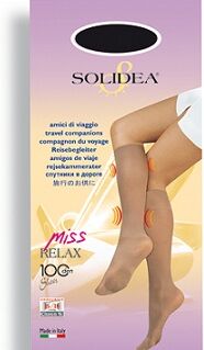 Solidea By Calzificio Pinelli Miss Relax 100 Gambaletto Cammello 2