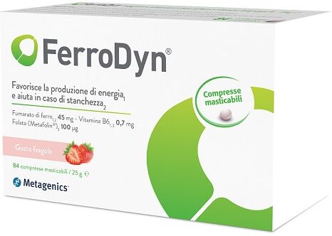 Metagenics Belgium Bvba Ferrodyn 84 Compresse Masticabili Metagenics Belgium Bvba Ferrodyn 84 Compresse Masticabili