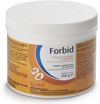 Candioli Ist.Profil.E Farm.Spa Forbid Cani Gatti Polvere 250 G Candioli Ist.Profil.E Farm.Spa Forbid Cani Gatti Polvere 250 G