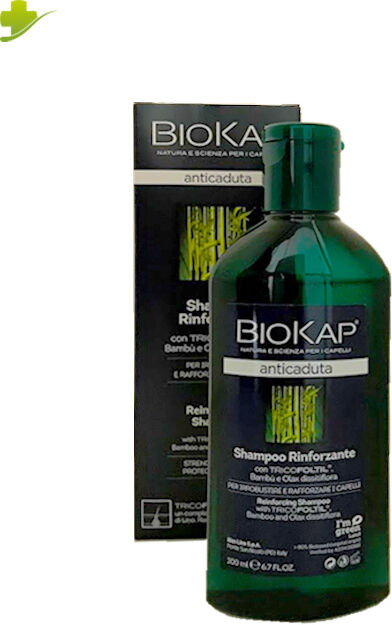 Bios Line Spa Biokap Shampoo Rinforzante Anticaduta Con Tricofoltil Nuova Formula 200 Ml Bios Line Spa Biokap Shampoo Rinforzante Anticaduta Con Tricofoltil Nuova Formula 200 Ml