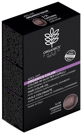 Sma Srl Tinta Naturale Per Capelli 5/31 Castagna Organics Pharm Sma Srl Tinta Naturale Per Capelli 5/31 Castagna Organics Pharm