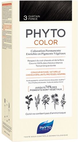 Ales Groupe Italia Spa Phyto Phytocolor 3 Castano Scuro 1 Latte + 1 Crema + 1 Maschera + 1 Paio Di Guanti Ales Groupe Italia Spa Phyto Phytocolor 3 Castano Scuro 1 Latte + 1 Crema + 1 Maschera + 1 Paio Di Guanti