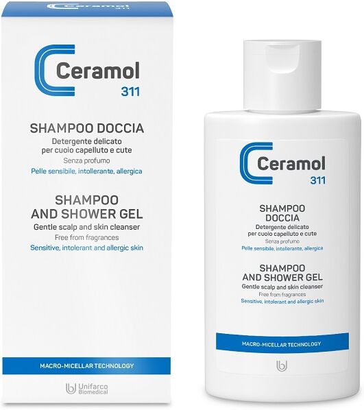 Unifarco Spa Ceramol Shampoo Doccia Corpo Capelli Pelle Sensibile 200 Ml Unifarco Spa Ceramol Shampoo Doccia Corpo Capelli Pelle Sensibile 200 Ml