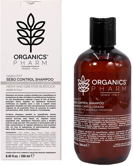 Sma Srl Organics Pharm Sebo Control Shampoo Neem Oil And Alpaflor Sma Srl Organics Pharm Sebo Control Shampoo Neem Oil And Alpaflor
