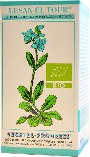 Vegetal Progress Srl Olio Di Borraggine Lesan El Tour Bio 50 Capsule 500 Mg Vegetal Progress Srl Olio Di Borraggine Lesan El Tour Bio 50 Capsule 500 Mg