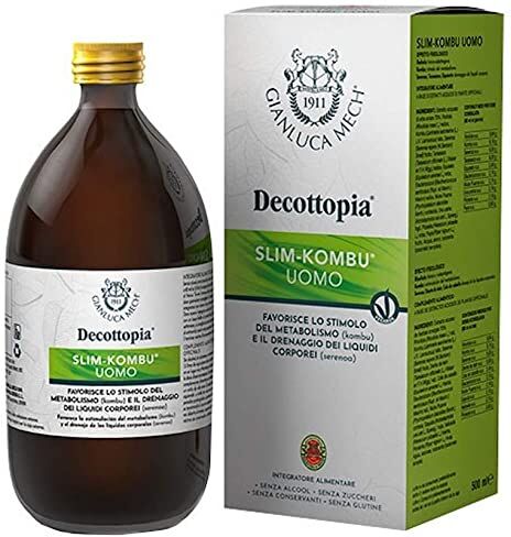 Gianluca Mech Spa Tisanoreica Linea Decottopia Slim Kombu Uomo Integratore Alimentare 500 Ml Gianluca Mech Spa Tisanoreica Linea Decottopia Slim Kombu Uomo Integratore Alimentare 500 Ml
