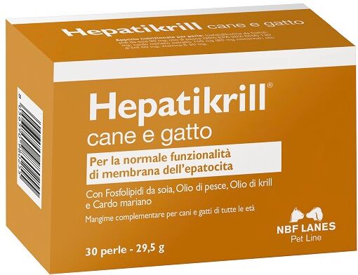 N.B.F. Lanes Srl Hepatikrill Cani E Gatti Blister 30 Perle N.B.F. Lanes Srl Hepatikrill Cani E Gatti Blister 30 Perle