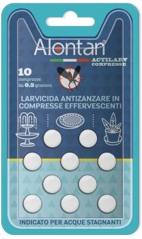 Pietrasanta Pharma Spa Alontan Actilarv Larvicida 2 Mg 10 Compresse Effervescenti Pietrasanta Pharma Spa Alontan Actilarv Larvicida 2 Mg 10 Compresse Effervescenti