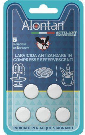 Pietrasanta Pharma Spa Alontan Actilarv Larvicida 2 Mg 5 Compresse Effervescenti Pietrasanta Pharma Spa Alontan Actilarv Larvicida 2 Mg 5 Compresse Effervescenti