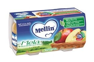 Mellin Omogeneizzato Mela 100 G 2 Pezzi Mellin Omogeneizzato Mela 100 G 2 Pezzi
