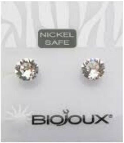 Sanico Srl Orecchini 3060 Cristallo - Diametro 6 Mm Sanico Srl Orecchini 3060 Cristallo - Diametro 6 Mm