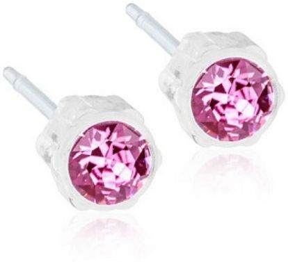 Blomdahl Orecchini Mp Rose - Diametro 4 Mm Blomdahl Orecchini Mp Rose - Diametro 4 Mm