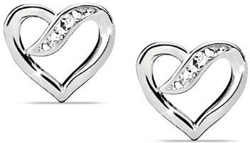 Mast Industria Italiana Srl Orecchini Cuore Onda Cristalli Mast Industria Italiana Srl Orecchini Cuore Onda Cristalli