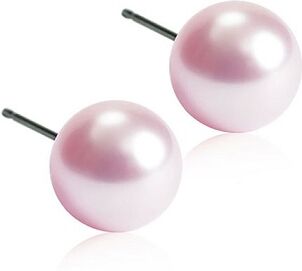 Blomdahl Gioiello Nt Pearl 8mm Light Rose