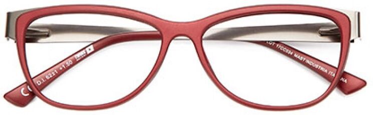 Mast Industria Italiana Srl Occhiale Da Lettura Premontato Twins Platinum Phoenix Rosso +3,00 Mast Industria Italiana Srl Occhiale Da Lettura Premontato Twins Platinum Phoenix Rosso +3,00