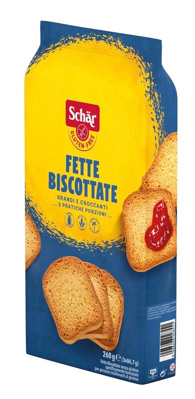 Dr.Schar Spa Schar Fette Biscottate 3 Porzioni Da 86,7 G