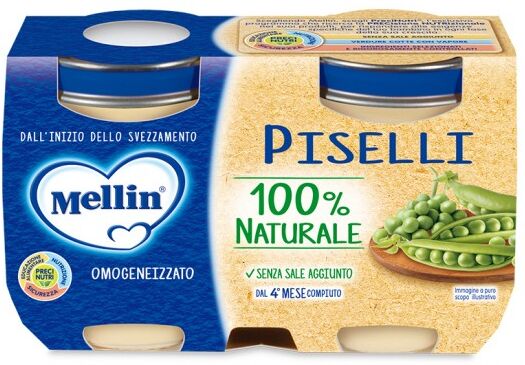 Mellin Omogeneizzato Piselli 2 X 125 G