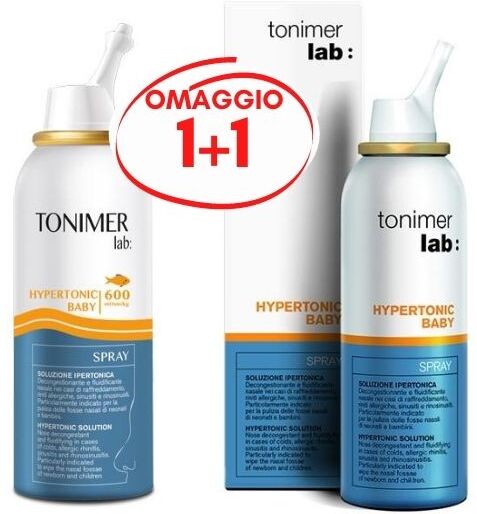 Ist.Ganassini Spa Tonimer Lab Hypertonic 600 Baby Spray 100ml + 100ml Ist.Ganassini Spa Tonimer Lab Hypertonic 600 Baby Spray 100ml + 100ml