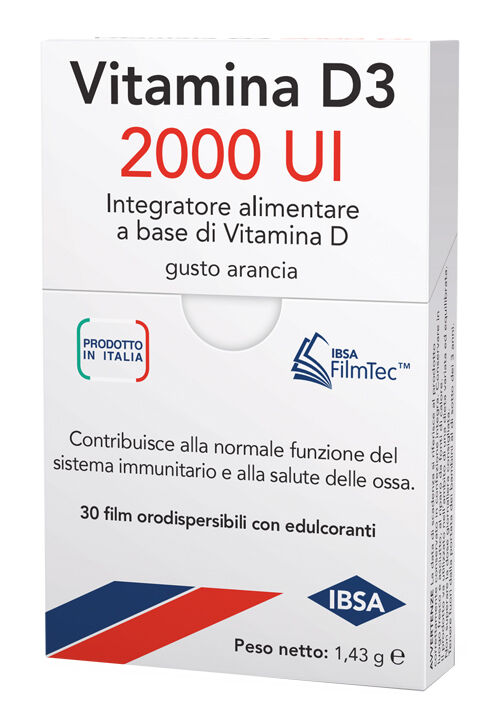 Ibsa Farmaceutici Italia Srl Vitamina D3 Ibsa 2000 Ui 30 Film Orali