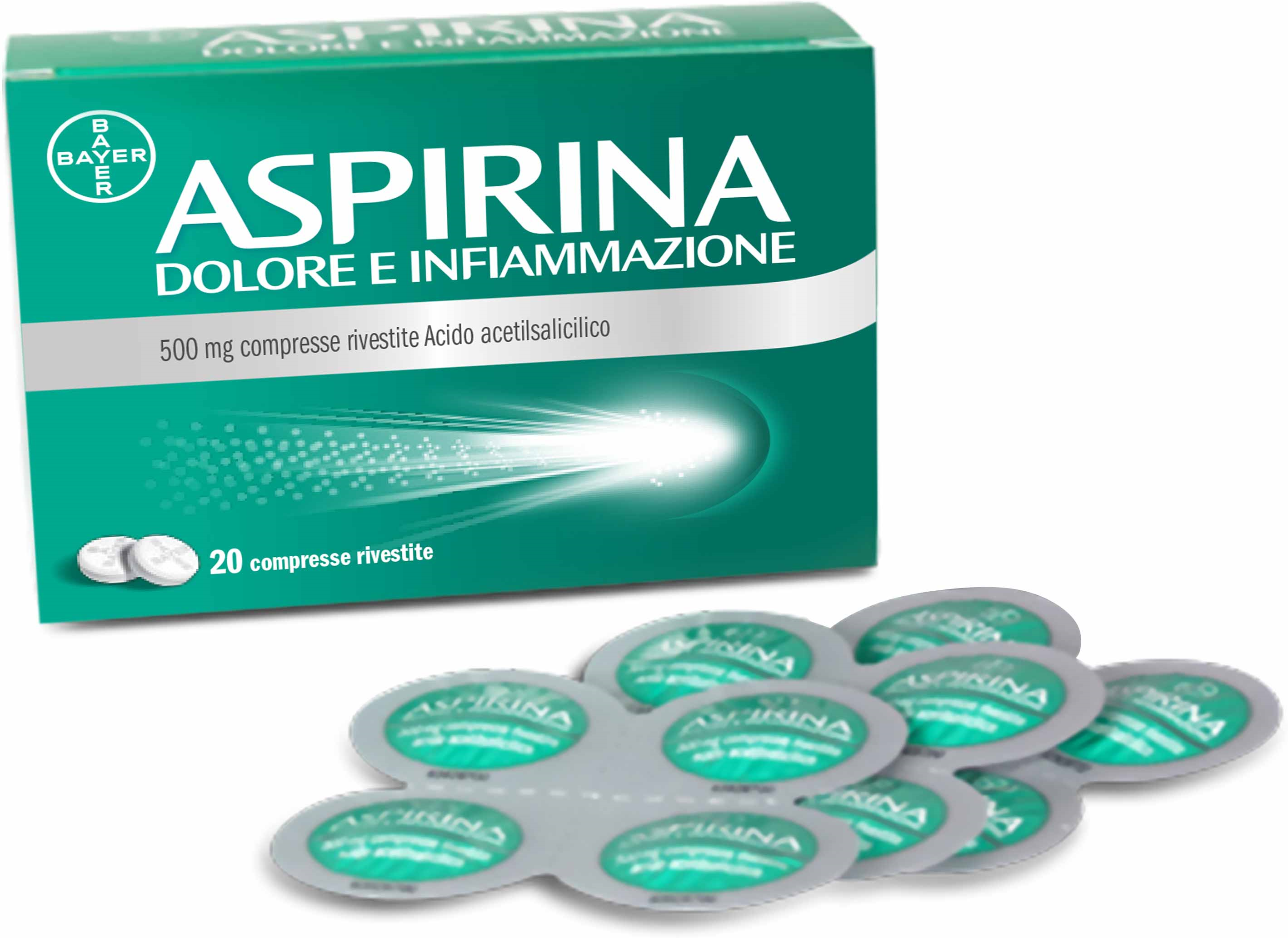 Bayer Spa Aspirina Dolore Inf*20cpr500mg