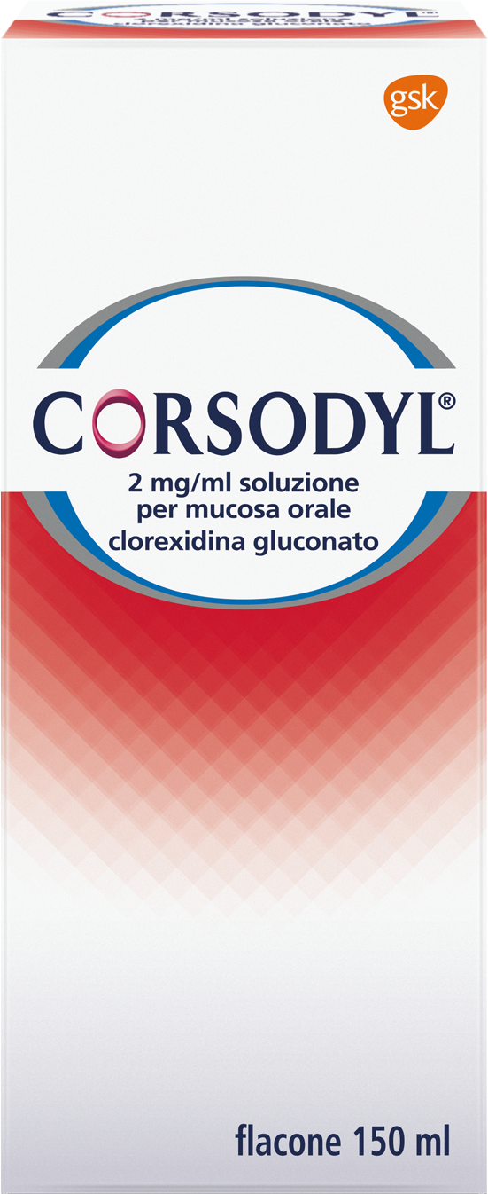 Glaxosmithkline C.Health.Spa Corsodyl*soluz 150ml 200mg/100 Glaxosmithkline C.Health.Spa Corsodyl*soluz 150ml 200mg/100