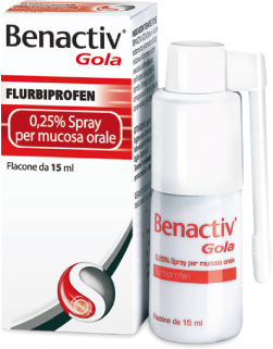Reckitt Benckiser H.(It.) Spa Benactiv Gola*spray 15ml 0,25% Reckitt Benckiser H.(It.) Spa Benactiv Gola*spray 15ml 0,25%