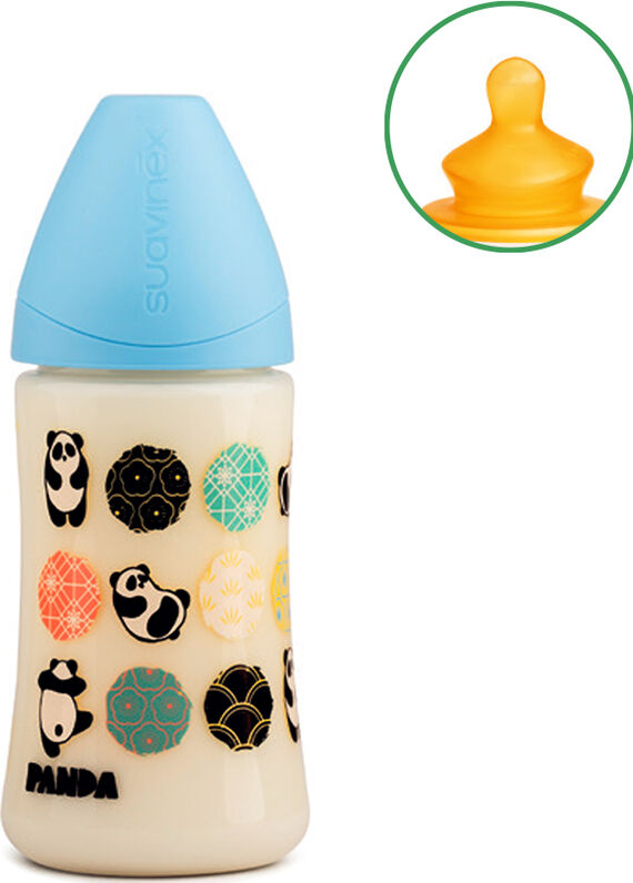 Exclusivas Rimar S.L. Suavinex Biberon 270 Anatomico L M1m Panda Azzurro Exclusivas Rimar S.L. Suavinex Biberon 270 Anatomico L M1m Panda Azzurro