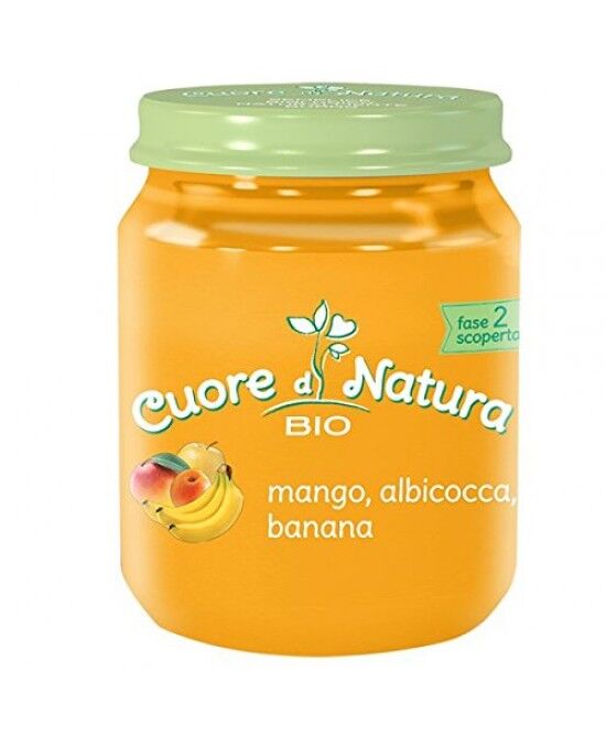 Heinz Italia Spa Cuore Di Natura Omogeneizzato Mango Albicocca Banana Bio 110 G