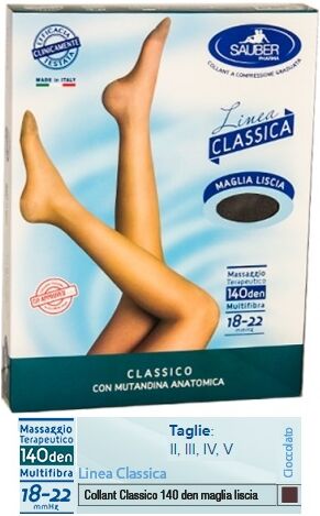 Desa Pharma Srl Sauber Classico Collant 140 Denari Maglia Liscia Cioccolato 2 Desa Pharma Srl Sauber Classico Collant 140 Denari Maglia Liscia Cioccolato 2