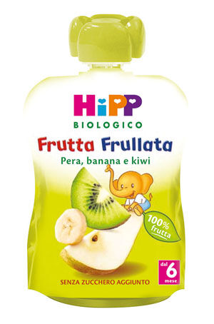 Hipp Italia Srl Hipp Bio Frutta Frullata Pera Banana Kiwi 90 G Hipp Italia Srl Hipp Bio Frutta Frullata Pera Banana Kiwi 90 G