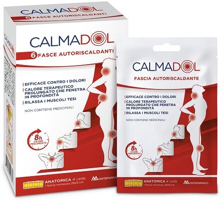 Montefarmaco Otc Spa Calmadol Fascia Riscaldante Pack 6 Pezzi Montefarmaco Otc Spa Calmadol Fascia Riscaldante Pack 6 Pezzi