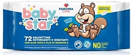 Farvima Medicinali Spa Babystar Salviette Bebe' Popup 72 Pezzi Farvima Medicinali Spa Babystar Salviette Bebe' Popup 72 Pezzi