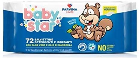 Farvima Medicinali Spa Babystar Salviette Bebe' Popup 72 Pezzi