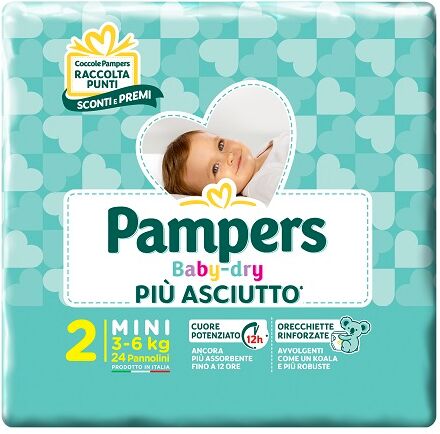 Fater Spa Pannolini Per Bambini Pampers Baby Dry Downcount No Flash Mini 24 Pezzi Buono Sconto Fater Spa Pannolini Per Bambini Pampers Baby Dry Downcount No Flash Mini 24 Pezzi Buono Sconto