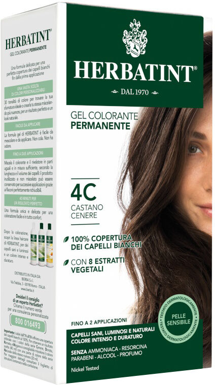 Antica Erboristeria Spa Herbatint 4c Castano Cenere 150 Ml Antica Erboristeria Spa Herbatint 4c Castano Cenere 150 Ml
