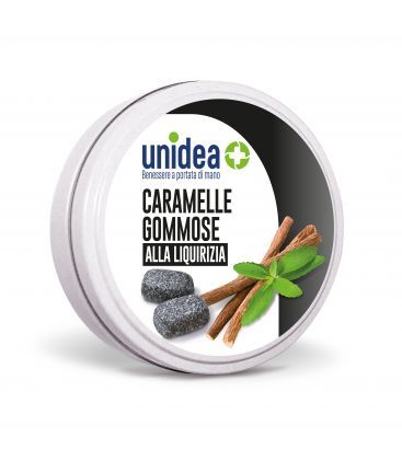 Unico Spa Unidea Caramelle Gommose Liquirizia 40g