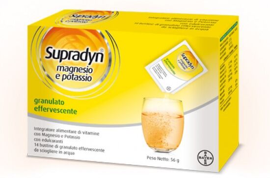 Bayer Spa Supradyn Magnesio Potassio Senza Zucchero 14 Bustine 4 G