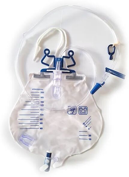 Farmacare Srl Sacca Drenaggio Urinario A Circuito Chiuso, Capacita' 2000ml, Con Camera Di Gocciolamento, Doppio Filtro Aria, Fascetta Per Fissaggio Al Letto, Strigitubo E Fermatubo Al Lenzuolo Farmacare Srl Sacca Drenaggio Urinario A Circuito Chiuso, Capacita' 2000ml, Con Camera Di Gocciolamento, Doppio Filtro Aria, Fascetta Per Fissaggio Al Letto, Strigitubo E Fermatubo Al Lenzuolo