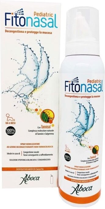 Aboca Spa Societa' Agricola Fitonasal Pediatric Nebulizzatore Spray 125 Ml Aboca Spa Societa' Agricola Fitonasal Pediatric Nebulizzatore Spray 125 Ml