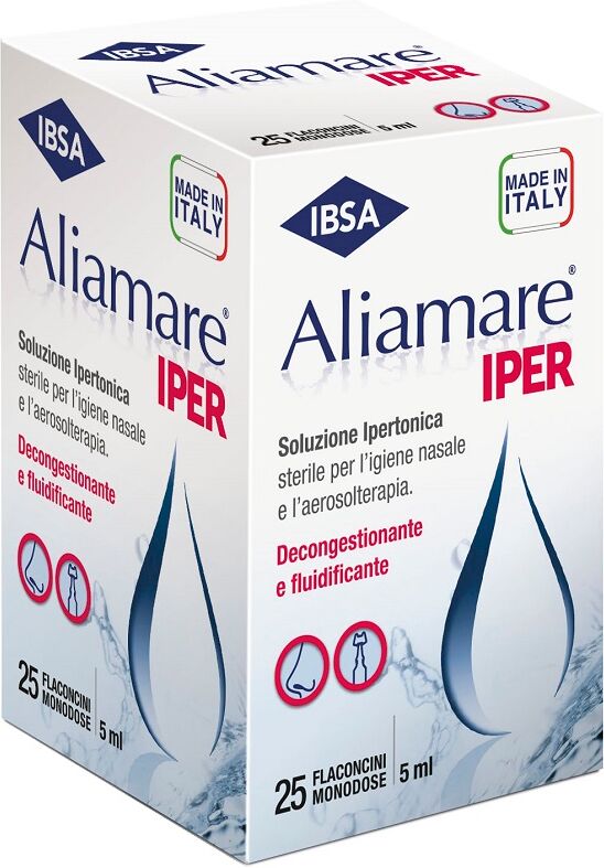 Bouty Spa Aliamare 25 Flaconcini Ipertonici Da 5 Ml Bouty Spa Aliamare 25 Flaconcini Ipertonici Da 5 Ml