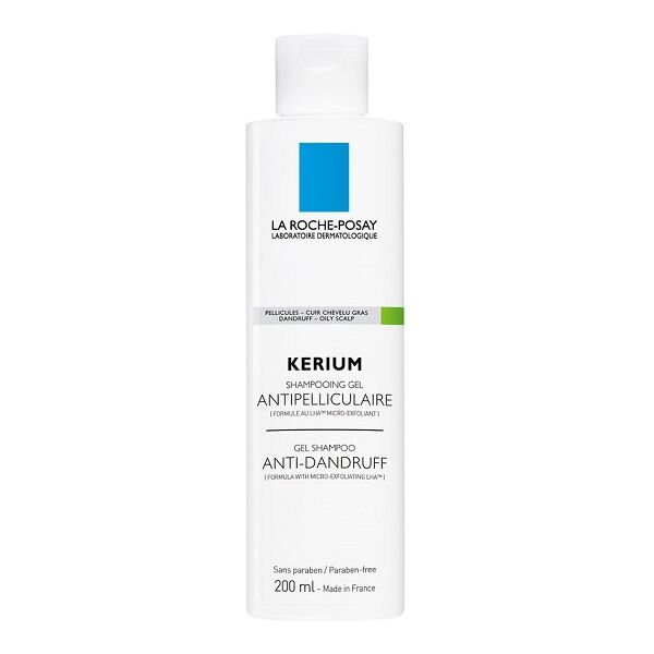 la roche posay-phas (l'oreal) kerium shampoo anti-forfora capelli grassi 200 ml