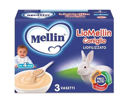 Mellin Liomellin Coniglio Liofilizzato 10 G 3 Pezzi