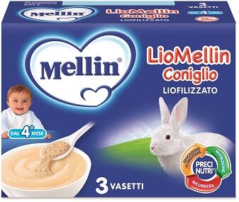 Mellin Liomellin Coniglio Liofilizzato 10 G 3 Pezzi Mellin Liomellin Coniglio Liofilizzato 10 G 3 Pezzi
