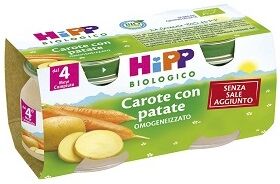 Hipp Italia Srl Hipp Bio Hipp Bio Omogeneizzato Carote Con Patate 2x80 G