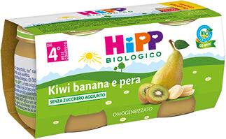 Hipp Italia Srl Hipp Bio Omogeneizzato Kiwi Banana Pera 100% 2x80 G Hipp Italia Srl Hipp Bio Omogeneizzato Kiwi Banana Pera 100% 2x80 G
