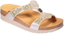 Dr.Scholl'S Div.Footwear Scarpa New Bogota' Wedge Satin+beads W Silver Tomaia In Tessuto Satin+perline Fodera In Microfibra Sottopiede In Microfibra Suola Eva 36 Dr.Scholl'S Div.Footwear Scarpa New Bogota' Wedge Satin+beads W Silver Tomaia In Tessuto Satin+perline Fodera In Microfibra Sottopiede In Microfibra Suola Eva 36