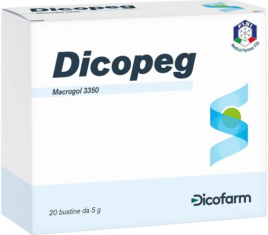 Dicofarm Spa Dicopeg Lassativo 20 Buste 5 G Dicofarm Spa Dicopeg Lassativo 20 Buste 5 G