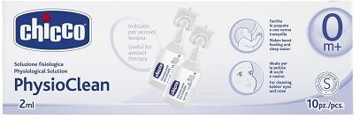 Chicco Physioclean Soluzione Fisiologica 10 Flaconcini 2 Ml Chicco Physioclean Soluzione Fisiologica 10 Flaconcini 2 Ml