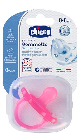 Chicco Gommotto In Silicone Girl 0-6 Mesi 1 Pezzo Chicco Gommotto In Silicone Girl 0-6 Mesi 1 Pezzo